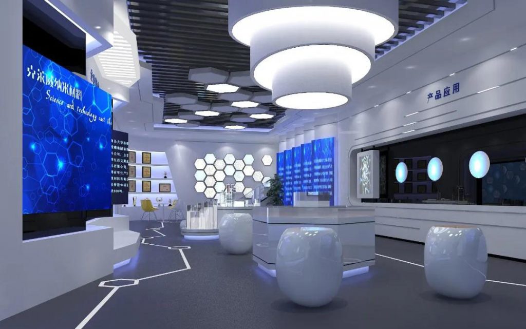 巖星建設|科技企業展廳設計插圖 巖星建設|科技企業展廳設計插圖