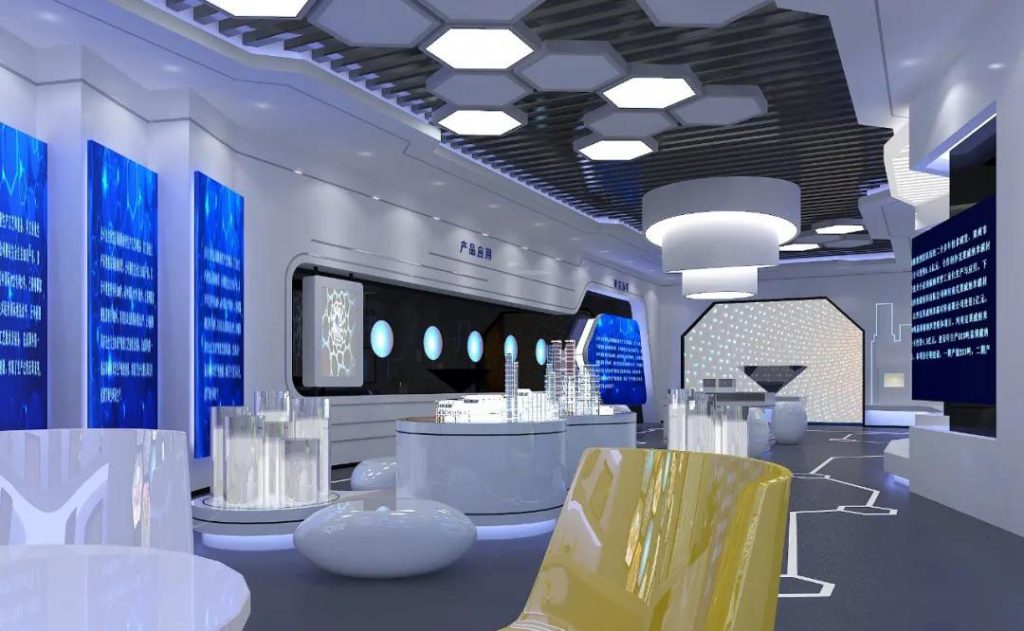 巖星建設|科技企業展廳設計插圖(1) 巖星建設|科技企業展廳設計插圖(1)