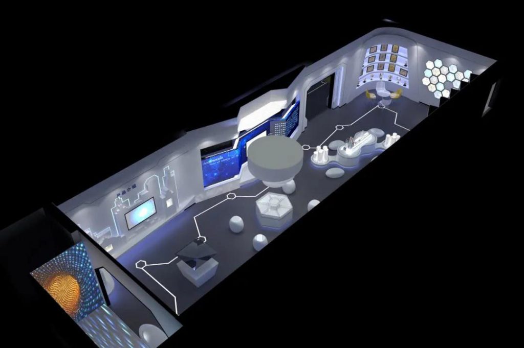 巖星建設|科技企業展廳設計插圖(4) 巖星建設|科技企業展廳設計插圖(4)